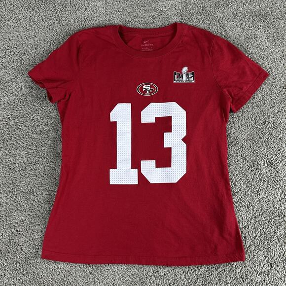 San Francisco 49ers Shirt Womens Medium NFL Football Super Bowl LVIII Nike Tee - Picture 1 of 11